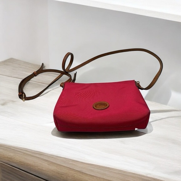 Dooney & Bourke  red Nylon Crossbody Pouchette - Picture 6 of 16